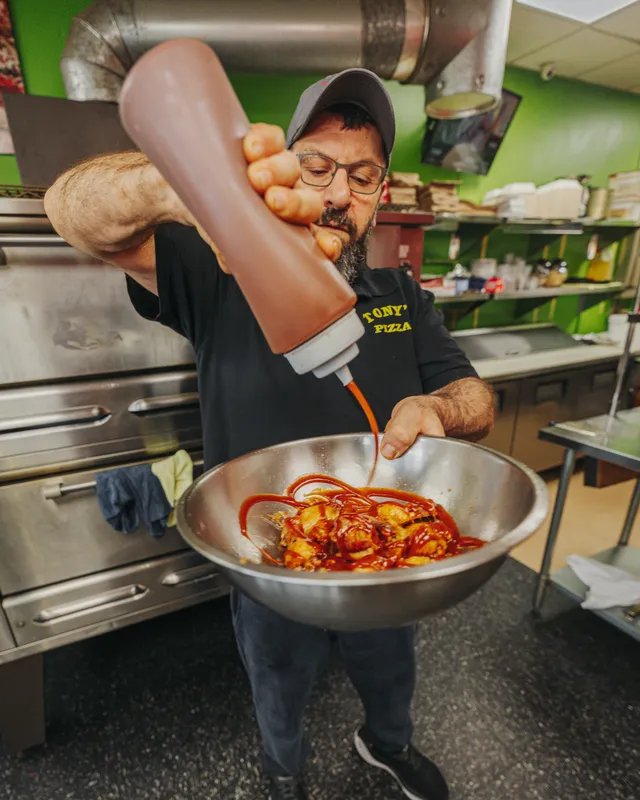 Fresh Pizza Making